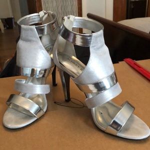Silver sandals